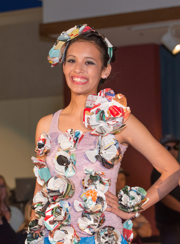 Students recycle with sense of style for fashion show